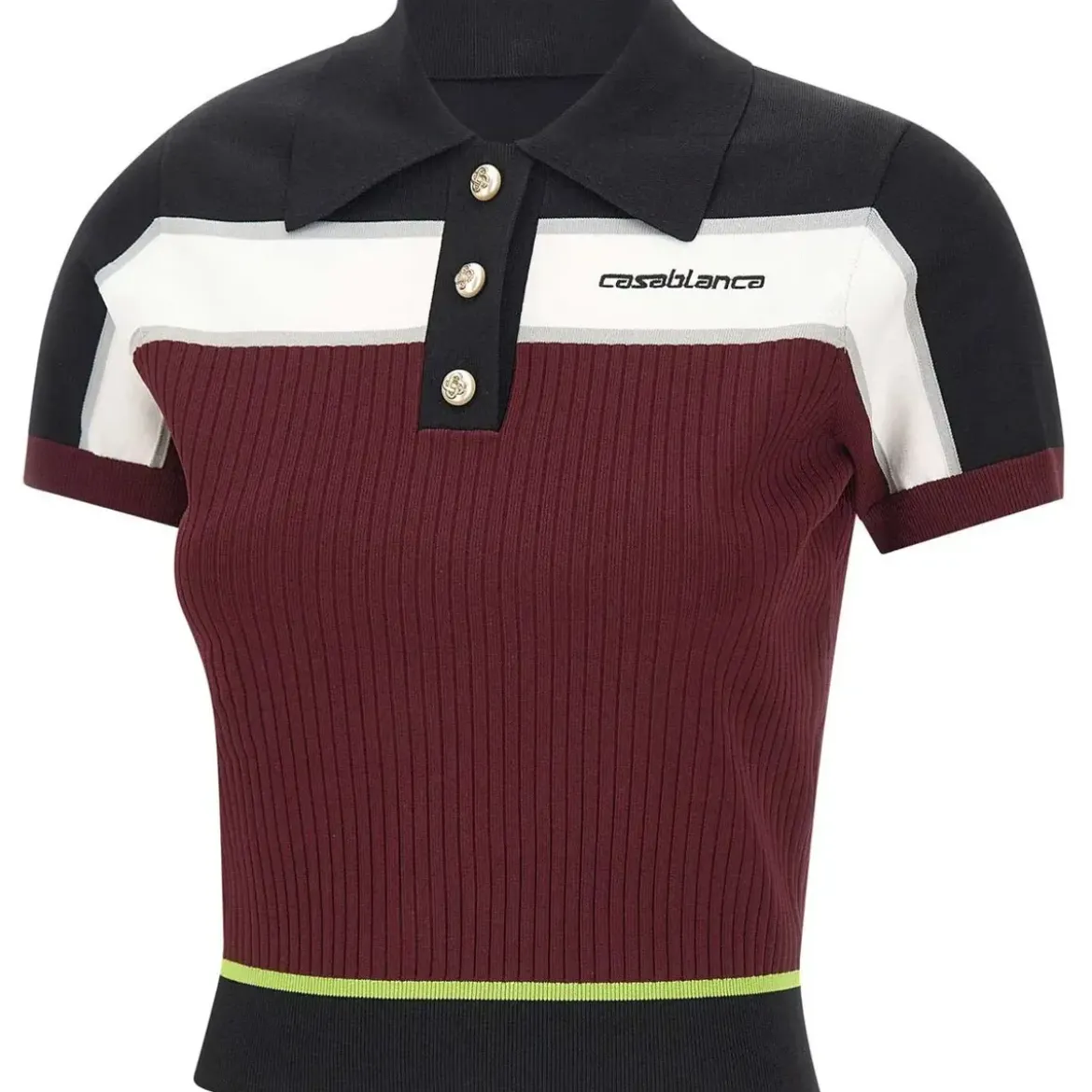 Casablanca T-Shirts And Polos Multicolour mehrfarbig Poloshirt