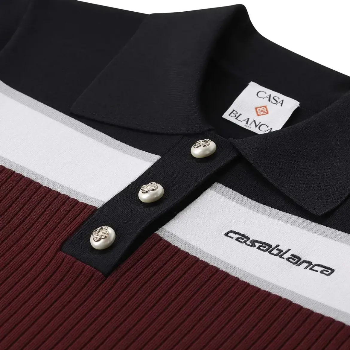 Casablanca T-Shirts And Polos Multicolour mehrfarbig Poloshirt