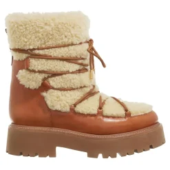 Celine Lace Up Boots Natural Winterboots