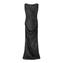 Chiara Boni Langes Paillettenkleid Nima Schwarz Abendkleid