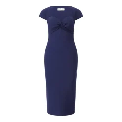 Chiara Boni Midikleid Battiata Dunkelblau Midikleid