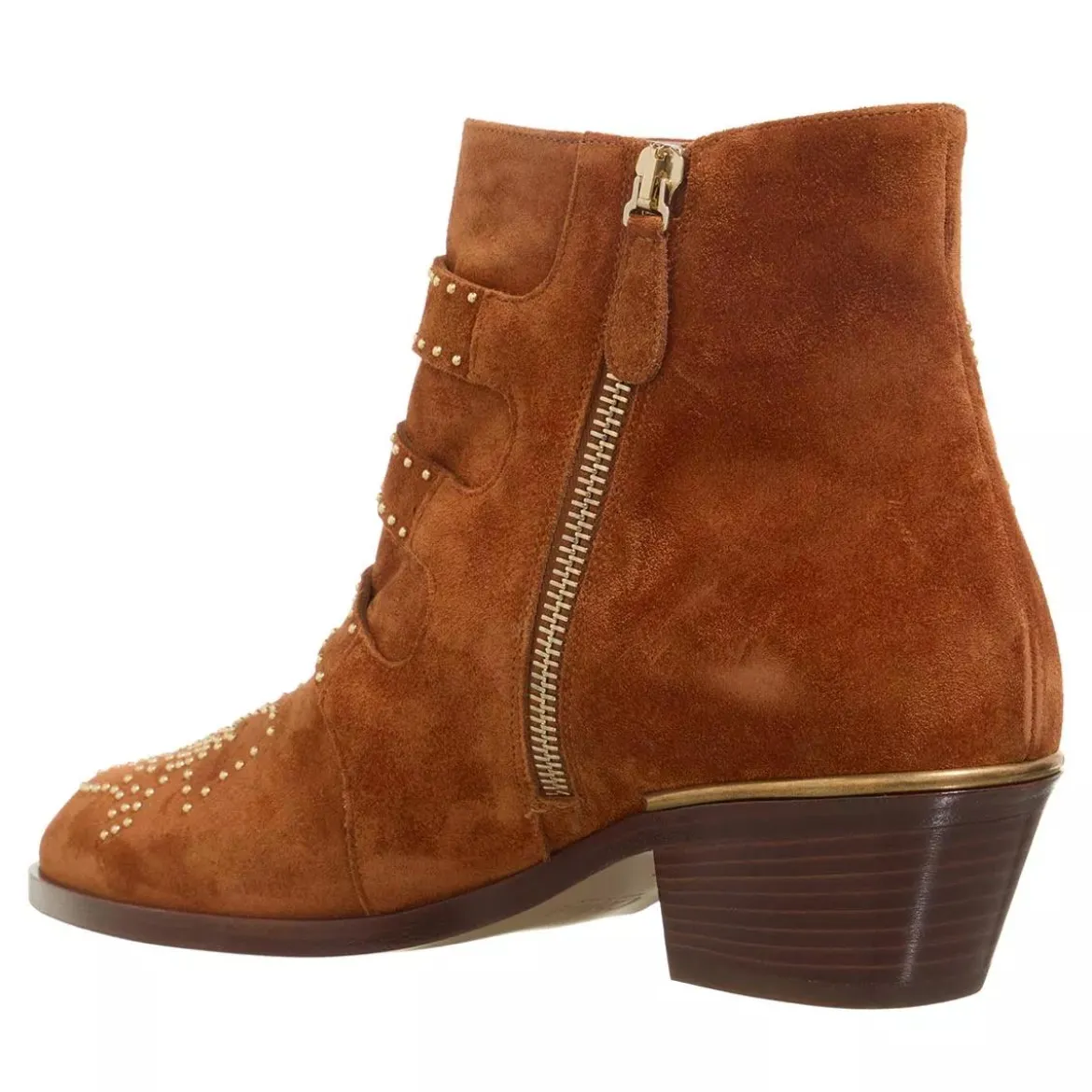 Chloé Ankle Boots Susan Ochre Stiefeletten