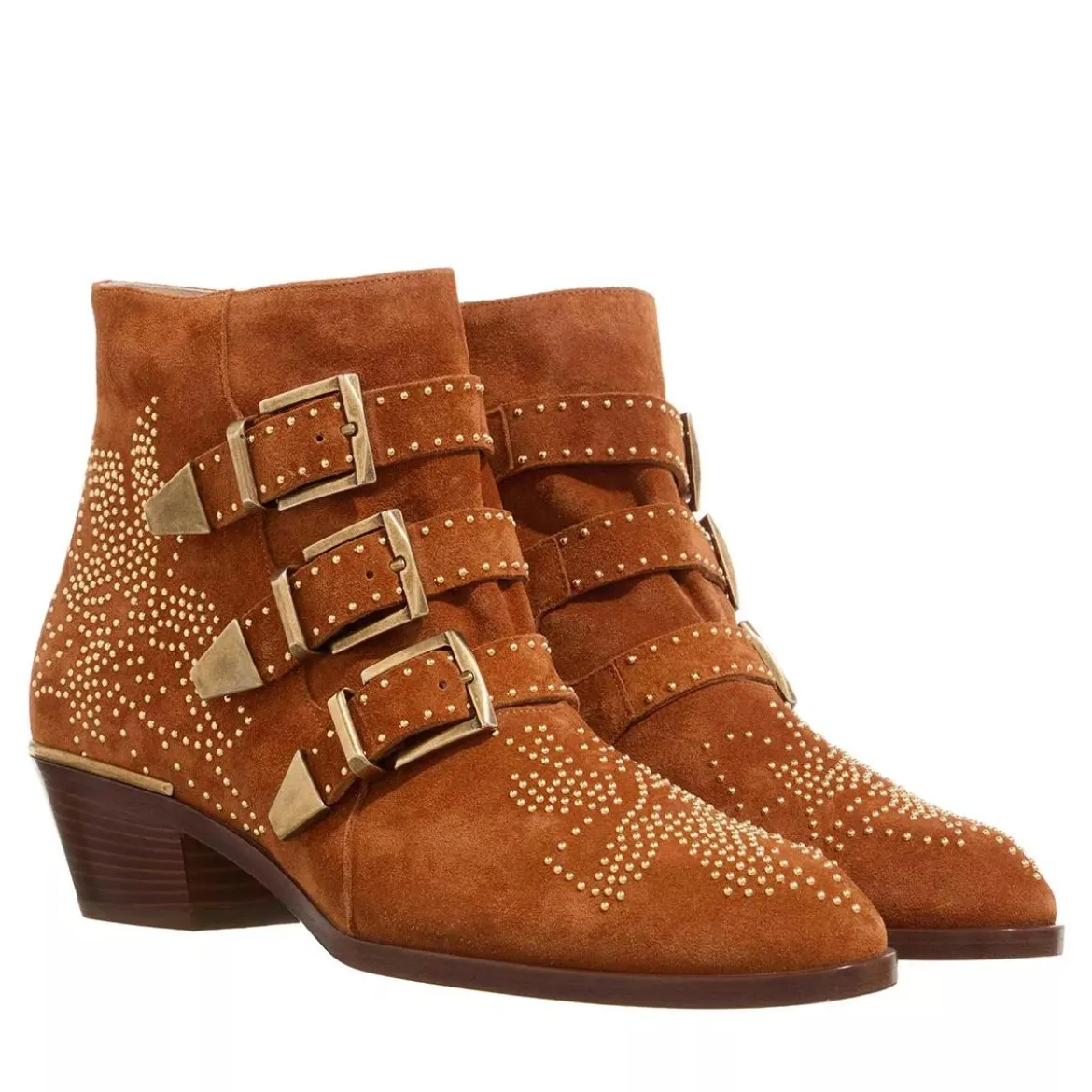 Chloé Ankle Boots Susan Ochre Stiefeletten