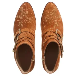 Chloé Ankle Boots Susan Ochre Stiefeletten