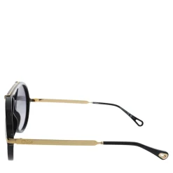 Chloé CH0357S Black-Gold-Grey Sonnenbrille