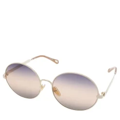 Chloé CH0281S-002 Gold-Gold-Blue Sonnenbrille