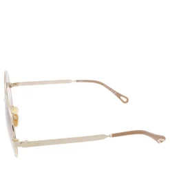 Chloé CH0281S-002 Gold-Gold-Blue Sonnenbrille