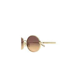 Chloé CH0326S Gold-Gold-Brown Sonnenbrille