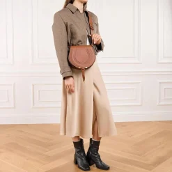 Chloé Marcie Tan Crossbody Bag