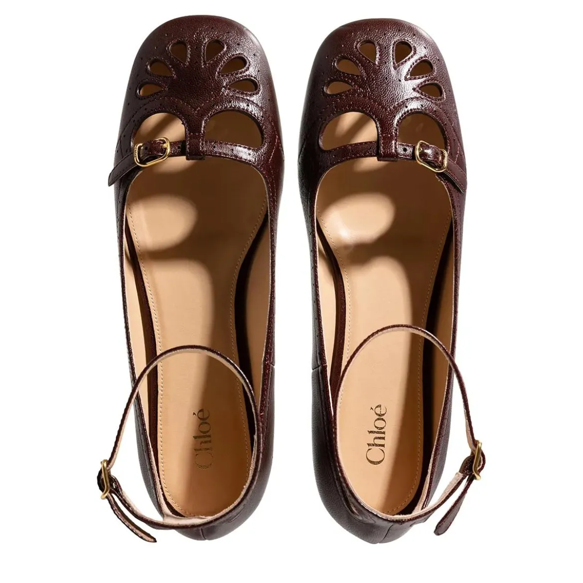 Chloé Misty Ballerinas Burnt Purple Ballerinas