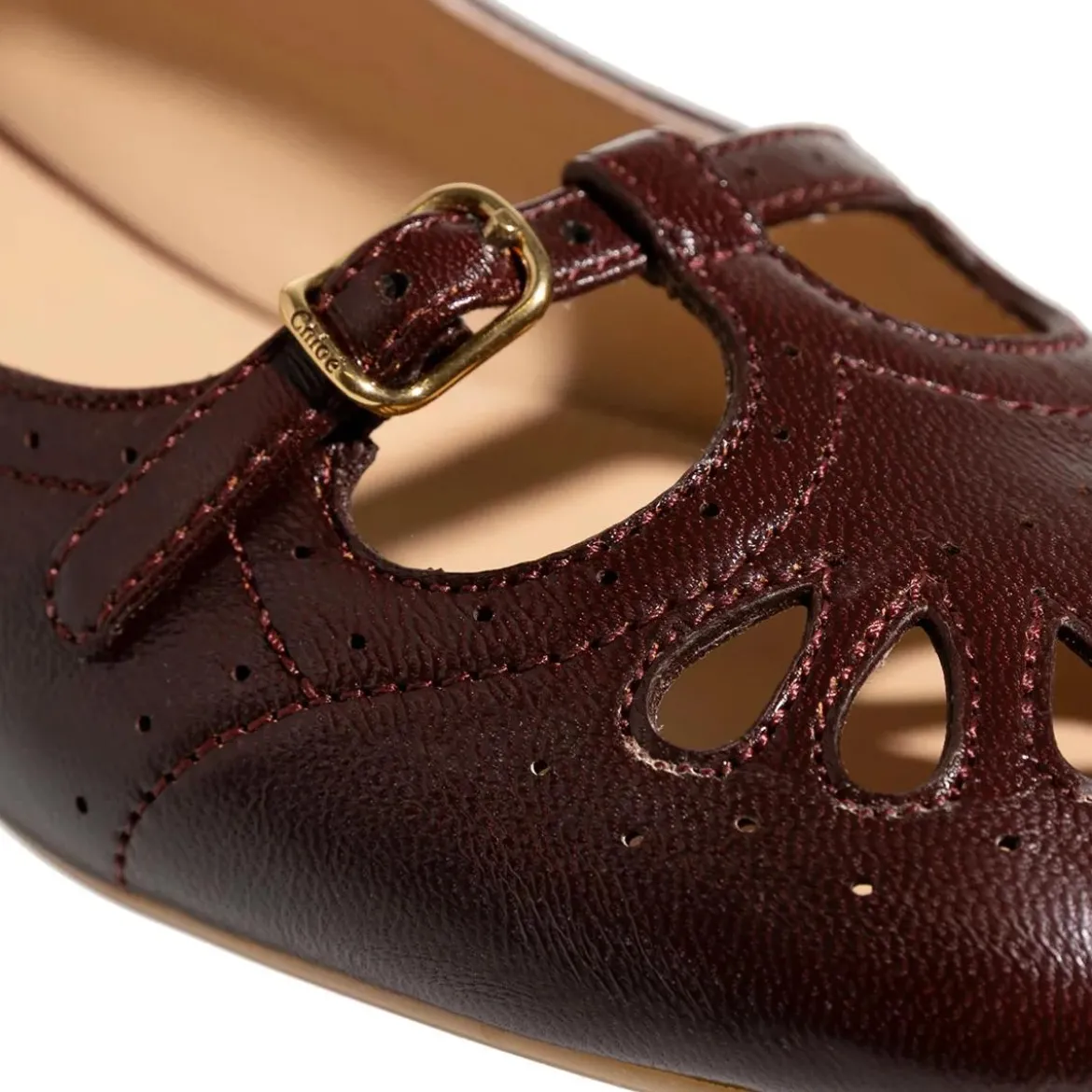 Chloé Misty Ballerinas Burnt Purple Ballerinas