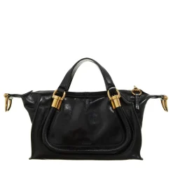 Chloé Paraty 24 Black Satchel