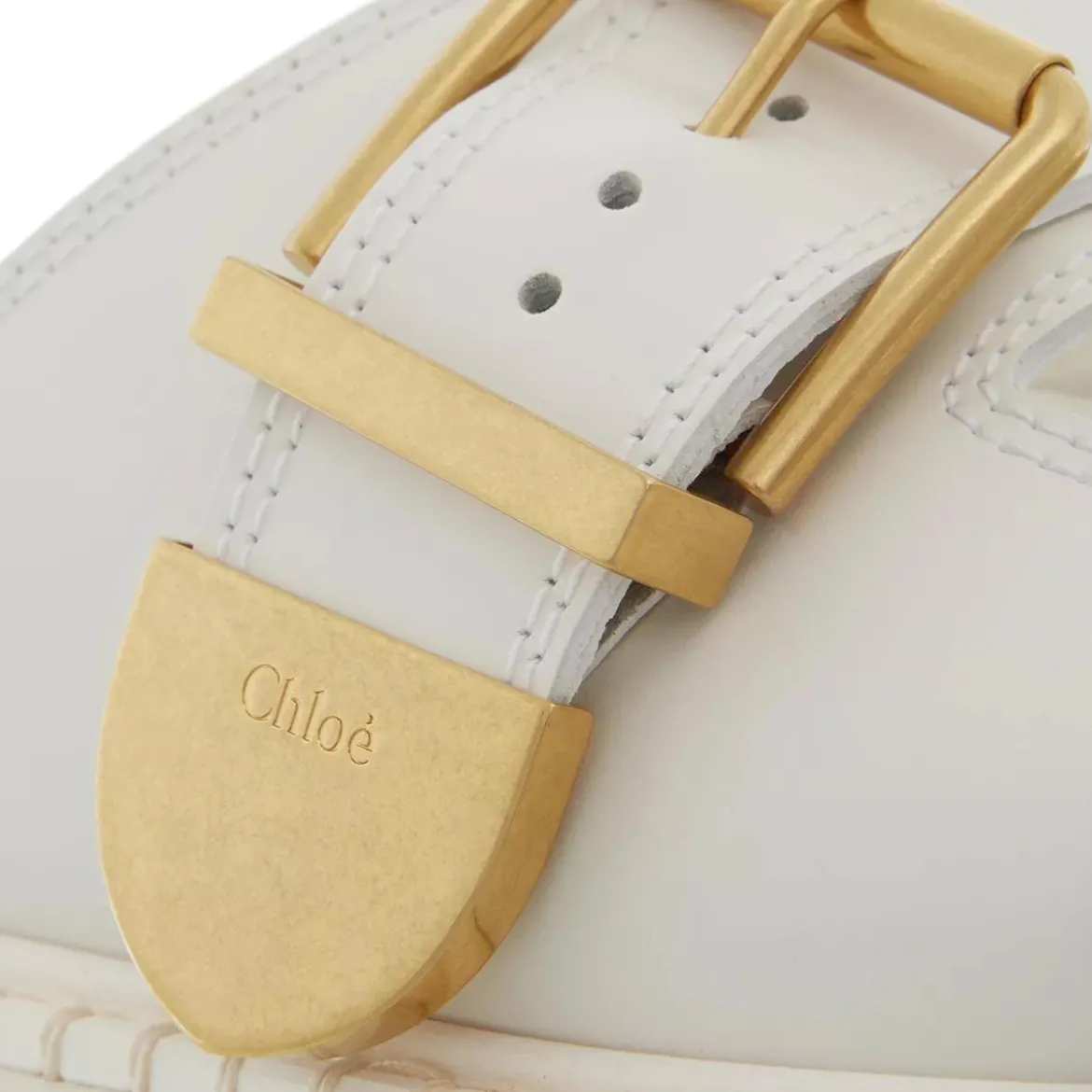 Chloé Slides Woman Brilliant White Slides