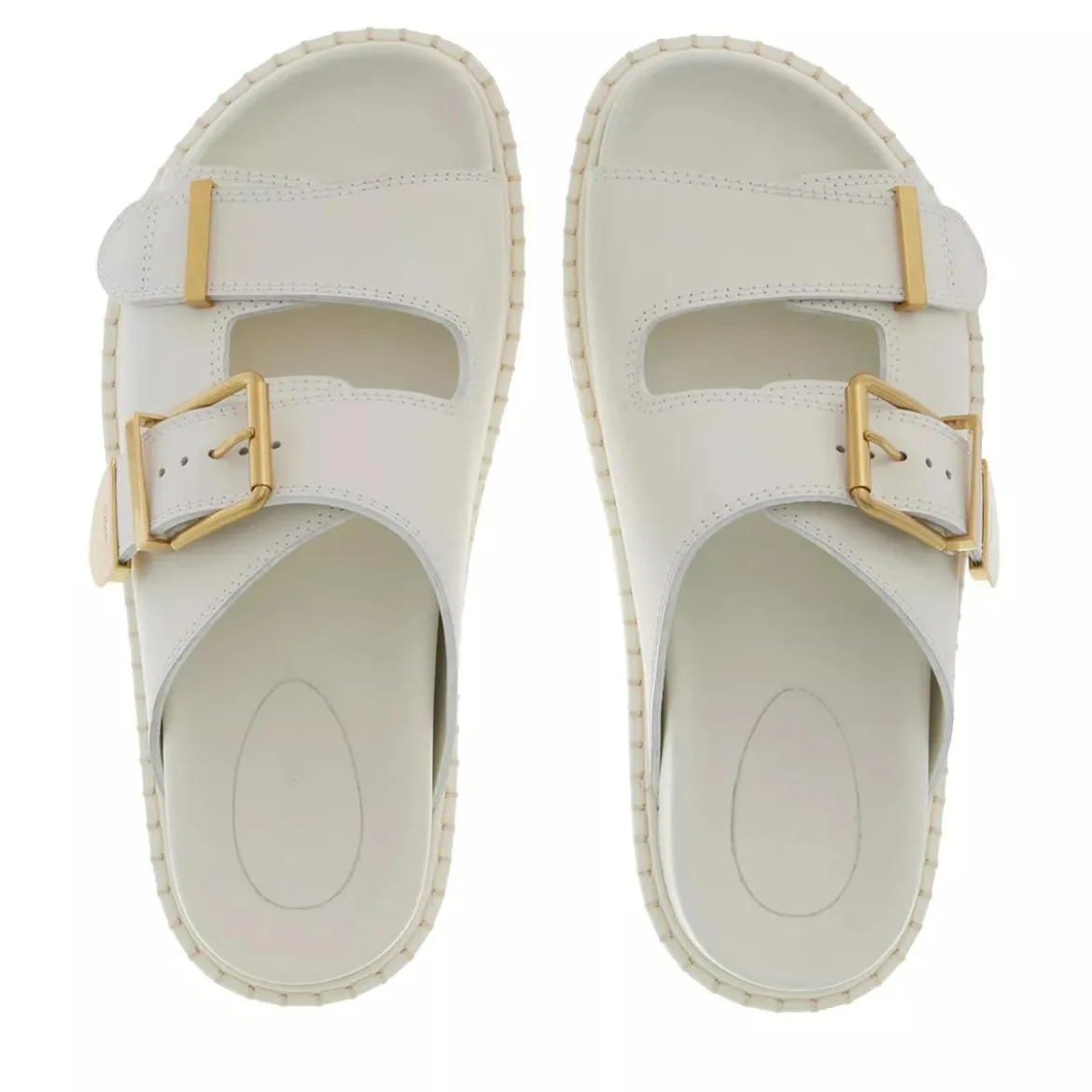 Chloé Slides Woman Brilliant White Slides