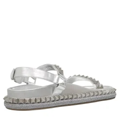 Christian Louboutin Pyrabizz Sandal Silver Sandalen