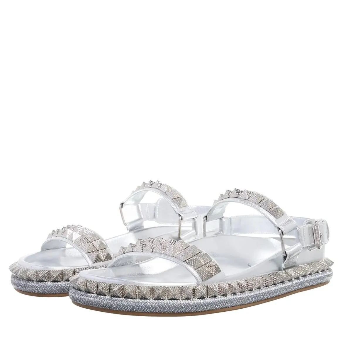 Christian Louboutin Pyrabizz Sandal Silver Sandalen