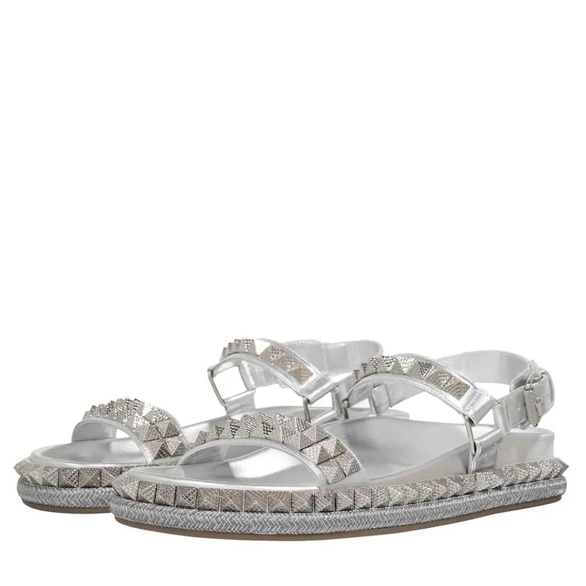 Christian Louboutin Pyrabizz Sandal Silver Sandalen