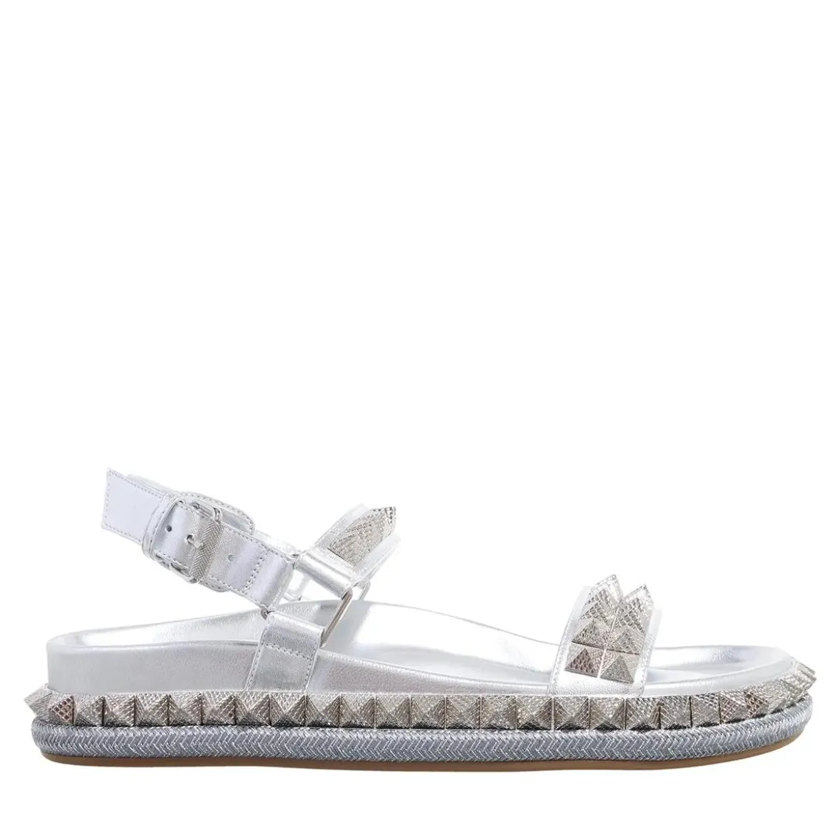 Christian Louboutin Pyrabizz Sandal Silver Sandalen