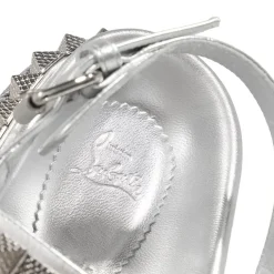 Christian Louboutin Pyrabizz Sandal Silver Sandalen