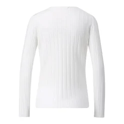 Cinque Strickjacke aus Viskose-Stretch weiß Strickjacke