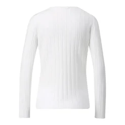 Cinque Strickjacke aus Viskose-Stretch weiß Strickjacke
