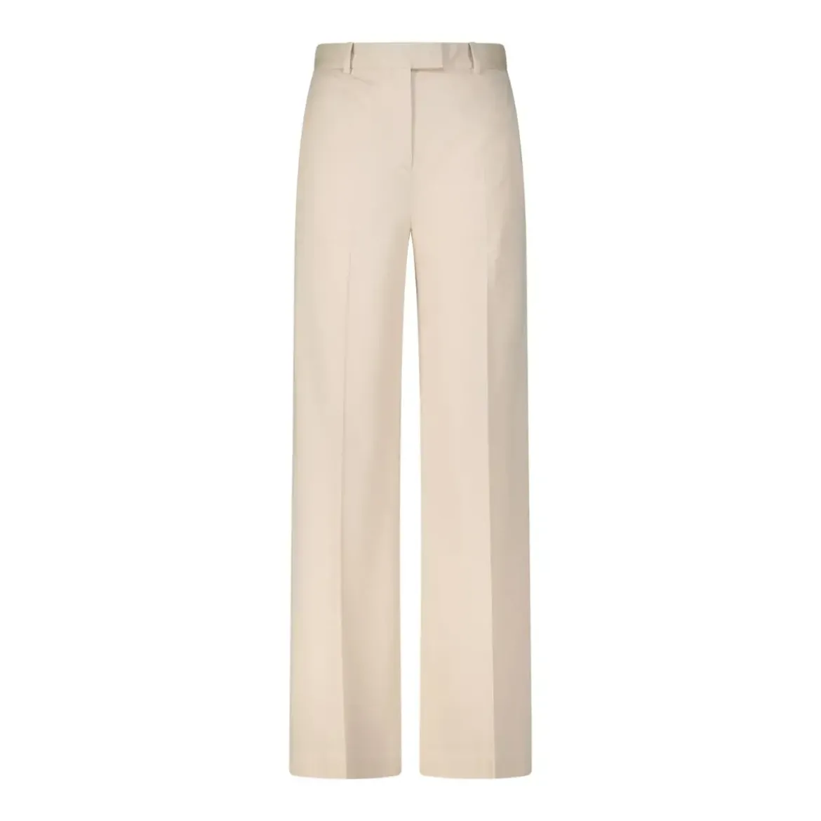 CIRCOLO 1901 Klassische Hose mit Kellerfalten Creme Marlene-Hose