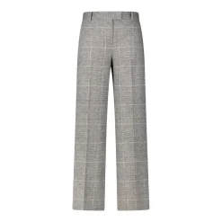CIRCOLO 1901 Stoffhose mit weitem Bein Grau Stoffhose