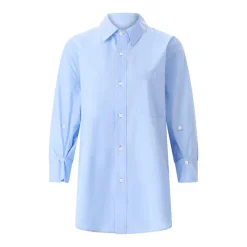 Citizens Of Humanity Hemdbluse aus Baumwolle blau Bluse