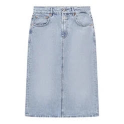 Closed Midi-Jeans-Rock blau Jeansrock