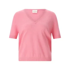 Closed Shirt aus Leinen & Baumwolle pink T-Shirt
