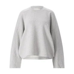 Closed Sweatshirt mit Raffung grau Sweatshirt