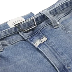 Closed Wide-Fit Jeans blau Ausgestellte Jeans