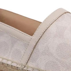 Coach Collins Coated Canvas Espadrille Chalk Espadrilles