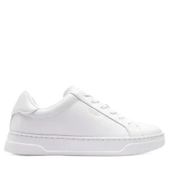 Coach High Line Leather Sneaker Optic White Low-Top-Sneaker
