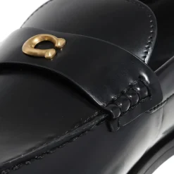 Coach Jocelyn Leather Loafer Black Loafer