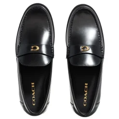 Coach Jocelyn Leather Loafer Black Loafer