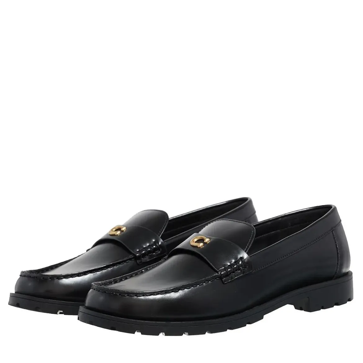 Coach Jocelyn Leather Loafer Black Loafer