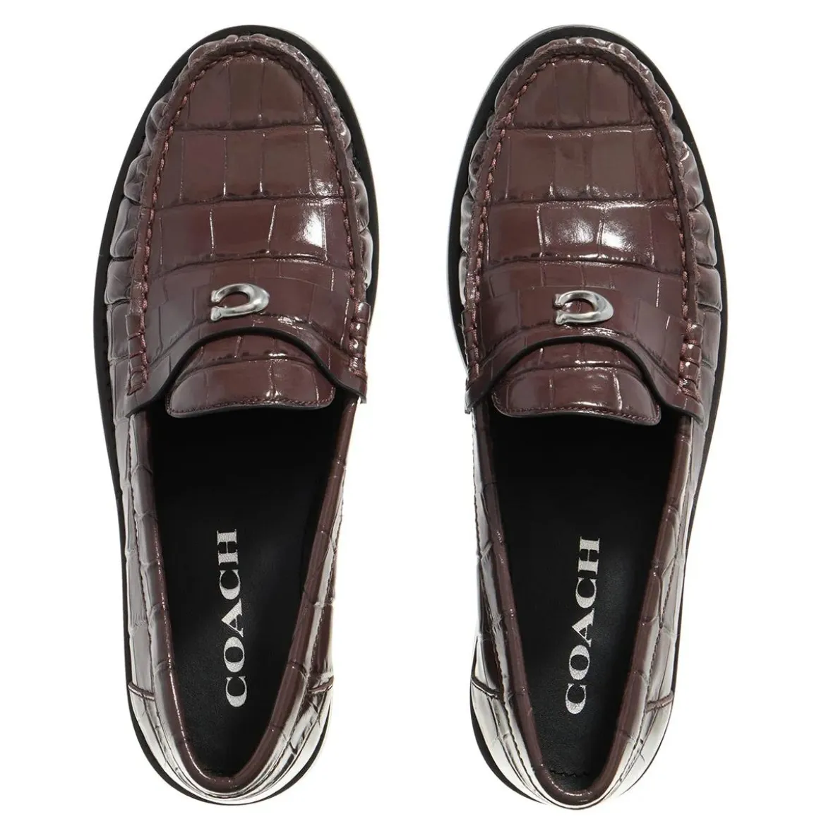 Coach Jolene Leather Loafer maple Loafer