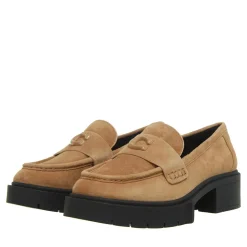 Coach Leah Suede Loafer peanut Loafer