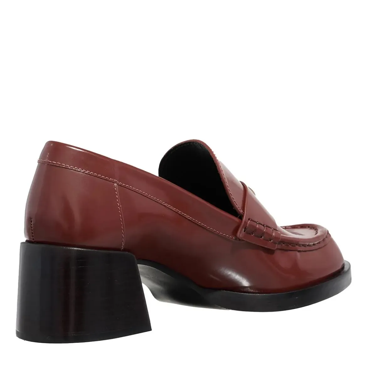 Coach Natalie Leather Loafer Dark Neutral Loafer
