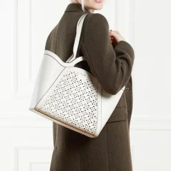 Coccinelle Coccinelle Amalia Cow.Per. Blanco Shopper