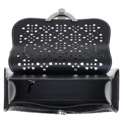 Coccinelle Coccinelle Dew Cow.Perf. Noir Crossbody Bag