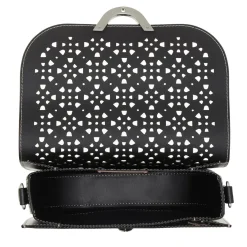 Coccinelle Coccinelle Dew Cow.Perf. Noir Crossbody Bag