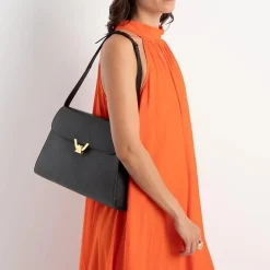 Coccinelle Coccinelle Dew Noir Schultertasche