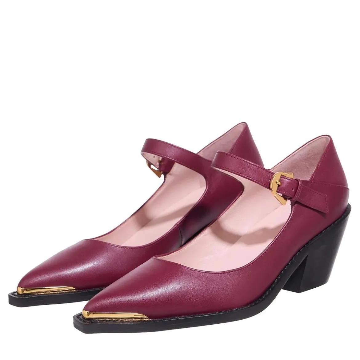 Coccinelle Connie Cow Hide Vino Pumps