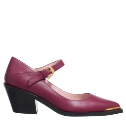 Coccinelle Connie Cow Hide Vino Pumps