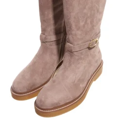 Coccinelle C-Saddle Suede Warm Taupe Stiefel