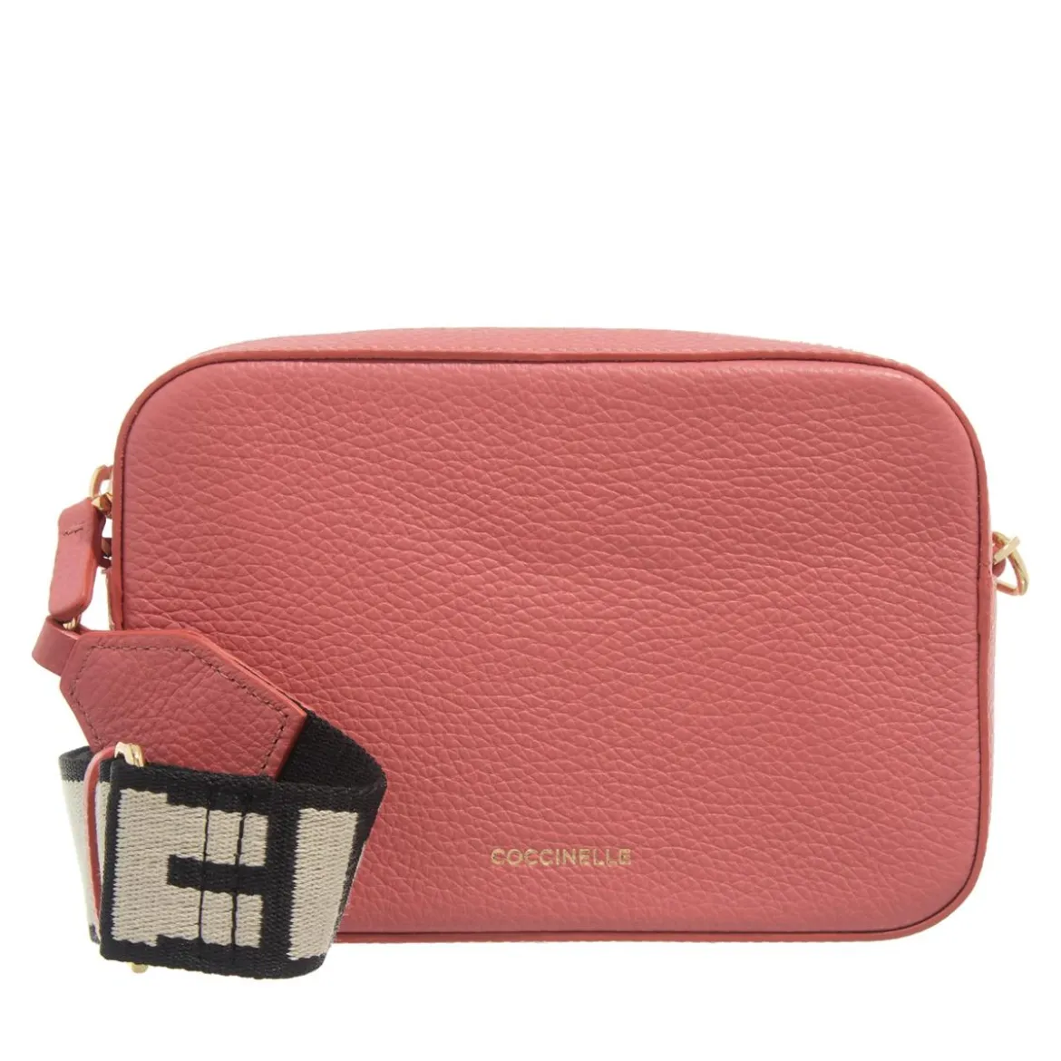 Coccinelle Tebe Pink Clay Camera Bag