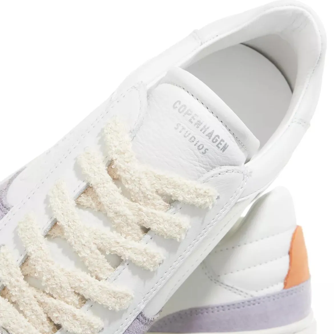 Copenhagen CPH75 Leather Mix White/Purple Low-Top-Sneaker