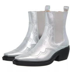 Copenhagen CPH232 Leather Silver Cowboy-Stiefel